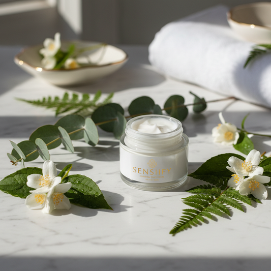 SENSIIFY Hydraterende Gezichtscrème lifestyle shot